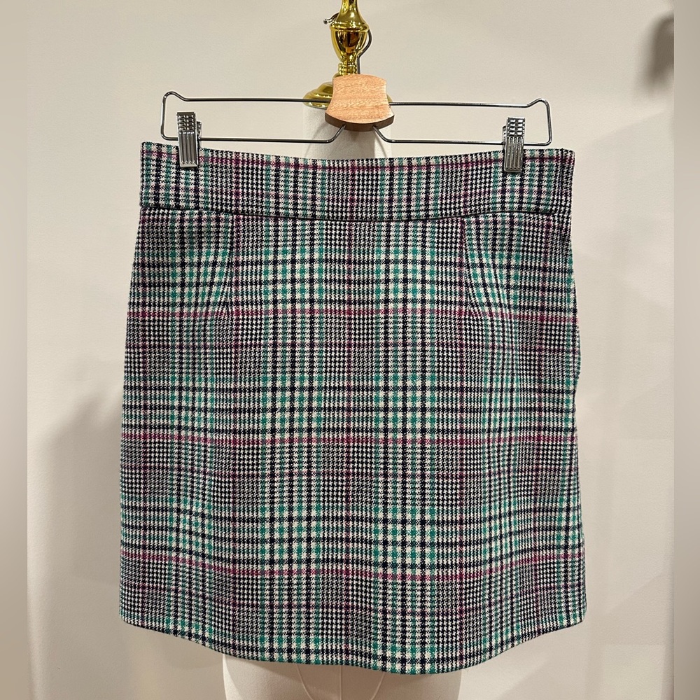 New Sandro - Sz 3(L) - Tartan Miniskirt